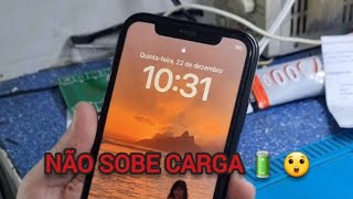 IPhone não sobe Carga 0 restante  iPhone Xr não sobe carga [upl. by Jeannine]