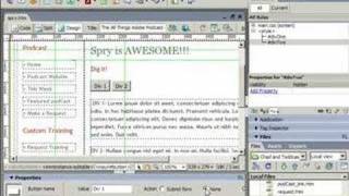 TUTORIAL Using the Spry framework for AJAX Dreamweaver CS3 [upl. by Leroj]