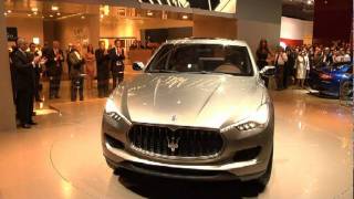 Maserati Kubang SUV unveiling in Frankfurt [upl. by Ydnal]