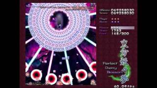 Touhou 7  Perfect Cherry Blossom  Resurrection Butterfly 80 Reflowering [upl. by Nosecyrb]