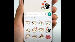 How To Use Stickers  WhatsApp [upl. by Lorie]