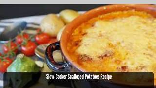 Slow Cooker Scalloped Potatoes Recipe – How to make Slow Cooker Scalloped Potatoes [upl. by Onaivatco]