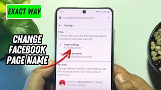 How To Change Facebook Page Name 2024 New Update [upl. by Sup843]