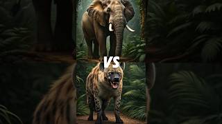 Hyena vs herbivore animal zebra giraffe elephantanimals hyena shorts short [upl. by Iruam996]