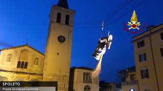 Befane Umbria 2024 il video dei vigili del fuoco [upl. by Ashman]