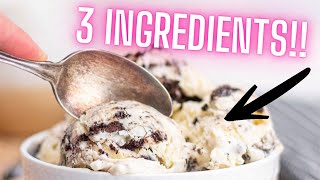 3 Ingredient Oreo Ice Cream TikTok Video [upl. by Nnanerak]