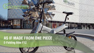 Beautifully shaped electric folding bike for commuting SachsenRAD F12 [upl. by Rush]