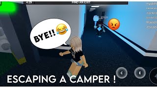 Escaping a CAMPER BEAST 😂  Flee the Facility [upl. by Mycah]