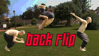 Backflip  Tutorial  Freerunning amp Tricking [upl. by Lennox]