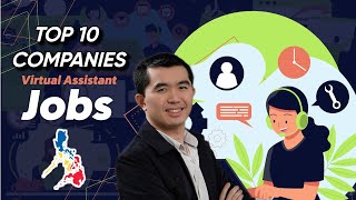 Top 10 Companies for Virtual Assistant jobs from home Philippines [upl. by Niajneb]