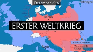 Der Erste Weltkrieg  Zusammenfassung auf einer Karte [upl. by Ullman28]