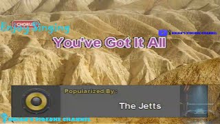 Youve Got It All  The Jets Karaoke [upl. by Dor]