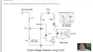 TL431 UnderVoltage OverVoltage Detection [upl. by Etterrag]