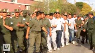 Manifestación de gendarmes en Jesús María [upl. by Leirvag]