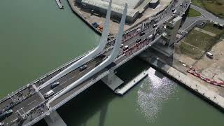 Gull Wing Bridge Lowestoft Opening Day 7th September 2024 [upl. by Nosnar]