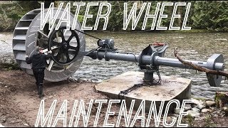 Demonstration of Waterwheel Maintenance [upl. by Dnomyaw874]