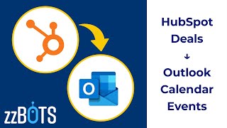 How to Sync HubSpot Deals to Microsoft Outlook Calendar Events  zzBots [upl. by Nerfe]