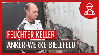 Keller abdichten von innen  Schutz der AnkerWerke in Bielefeld vor Feuchte [upl. by Shirberg]