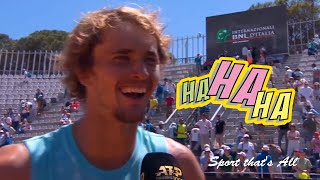 Alexander Zverev quotThis court is very BADquot  Rome 2022 [upl. by Laurita]