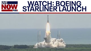 STARLINER LAUNCH Boeing capsule finally launches on 3rd attempt  LiveNOW from FOX [upl. by Olim]