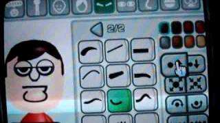 Wii how to make a Peter Griffin mii [upl. by Meill]