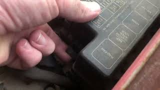 2001 Nissan Frontier AC Relay and Fuse Location [upl. by Kciredorb663]