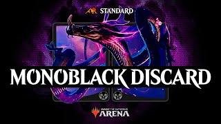 ⚫⚫⚫ NEW MONOBLACK DISCARD REACHED TOP 150 MYTHIC  KAMIGAWA Neon Dynasty  MTG Arena  Standard [upl. by Maxama443]