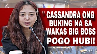 NAKU PO CASSANDRA ONG BUKING NA SA WAKAS BIG BOSS NANG POGO HUB I ALICE GUO HINDI NA NAKATIIS [upl. by Lyssa]