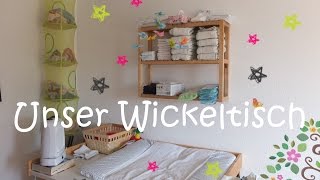 Unser Wickeltisch  Wickeln mit Stoffwindeln [upl. by Torry]