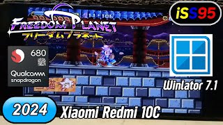 Freedom Planet 1  Xiaomi Redmi 10C  Snapdragon 680  Emulador Winlator 71 Android [upl. by Ylrebme]