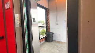 🎟️ United States Scenic Elevator 🛗  Elmwood Parking Garage Roanoke VA [upl. by Garges]