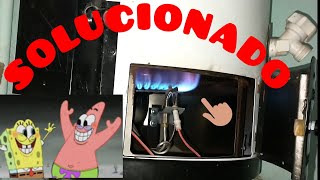 boiler solo enciende el piloto SOLUCIONADO sin gastar un peso 😃 [upl. by Haimaj]