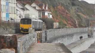 Trains at Dawlish  150213 [upl. by Micky]