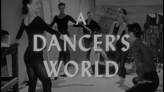 Legendary dancer MARTHA GRAHAM in Documentary Film quotA DANCERS WORLDquot 1957 [upl. by Dlorad]