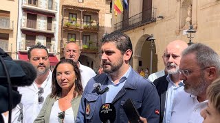 Llegada de Inmigrantes Ilegales a Mora de Rubielos Teruel  Rueda de Prensa [upl. by Rodablas]