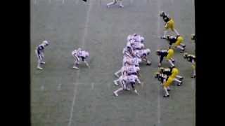 Northwestern Football vs Michigan 1980 [upl. by O'Malley706]