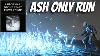 Divine Beast Frost Stomp Run Ash of War Only Elden Ring [upl. by Zechariah]