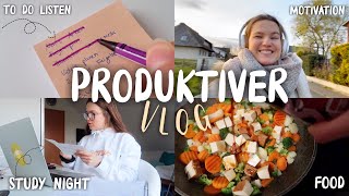 Produktiver Vlog  Uni Study night Ausbildungs Update neues Hobby [upl. by Hackett]