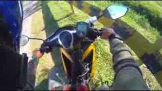 Sniper MX 2011 Top speed Jupiter MX LC135 Exciter 5 speed all stock [upl. by Ameg168]