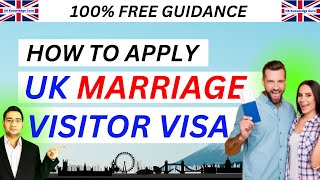 How to Apply UK Marriage Visitor Visa 2024  Step by step [upl. by Sondra]