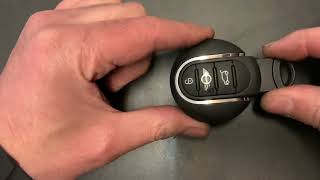 Mini Cooper key battery replacement [upl. by Dorraj]