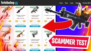 Wird der SHOP mit den TEUERSTEN WAFFEN in RDW SCAMMEN 😱 525€ WAFFEN SCAMMER TEST 🔥  Fortnite RDW [upl. by Nelia829]