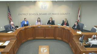 Pasco County School Board Meeting March 5 2024 [upl. by Hale]