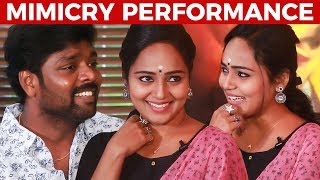 Vijay Sethupathi MIMICRY ROMANTIC Performance by Sivagami COUPLE  Colors Tamil  SS03 [upl. by Oihsoy]