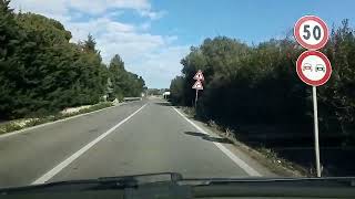 Driving from Palagiano to Matera Italy [upl. by Filomena]