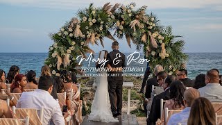 Wedding Destination at Occidental Xcaret  Riviera Maya  Testimony [upl. by Sergent739]