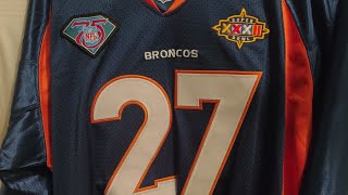 DHGATE Online Jersey Review and unwrapping Steve Atwater Mitchell and Ness jersey JEGO Sports Gear [upl. by Ijan54]