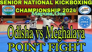 Senior National Kickboxing Championship 2024Mapusa GoaOdisha vs MeghalayaPoint Fightbharat [upl. by Eillim]