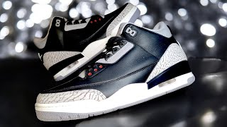 JORDAN 3 BLACK CEMENT 2024 II EARLY LOOK [upl. by Buskus704]