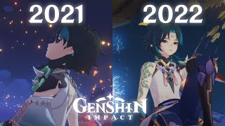 Genshin Impact Lantern Rite Festival Animation Cutscene 2021 and 2022 [upl. by Novi]